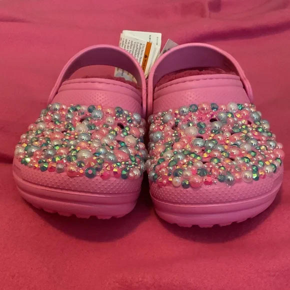 Rhinestone Embellished Crocs.